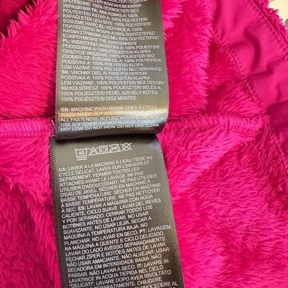 The North Face Women's Fleece 1/4 Zip‎ Jacket Roxbury Pink S/P Warm BaseLayer - Picture 8 of 13